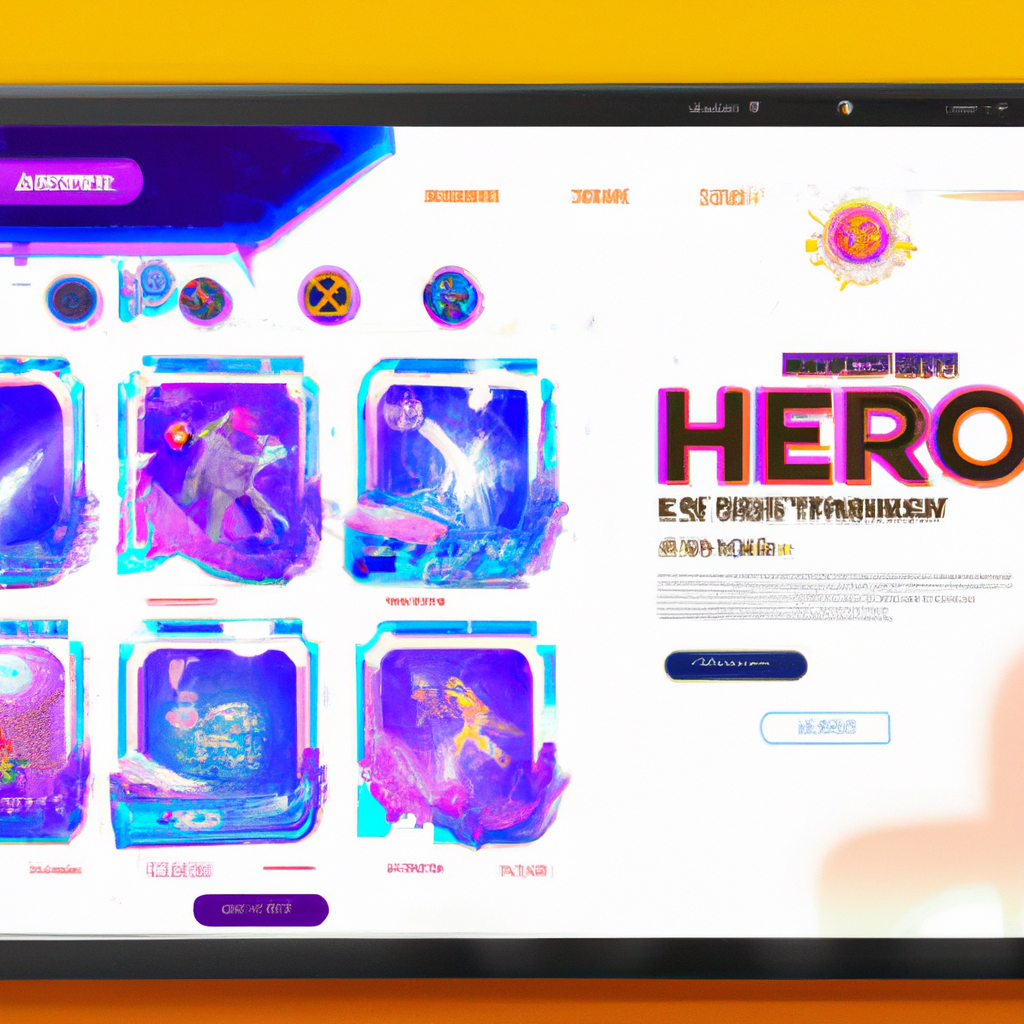 ArcadeGlyph hero — stylized game montage